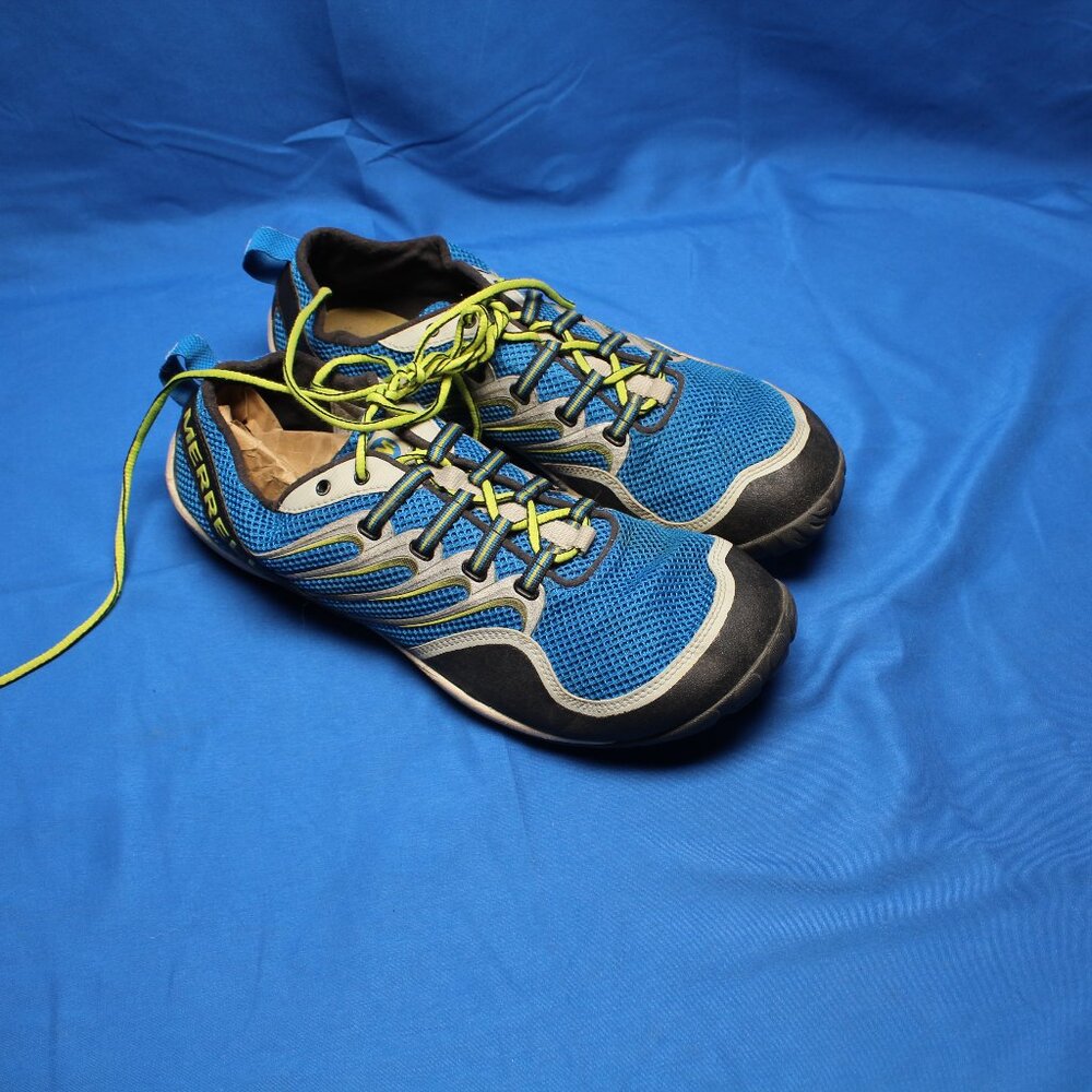 Merrell Mens Barefoot Run Trail Glove Sneakers Shoes Size 13 Apollo Ice